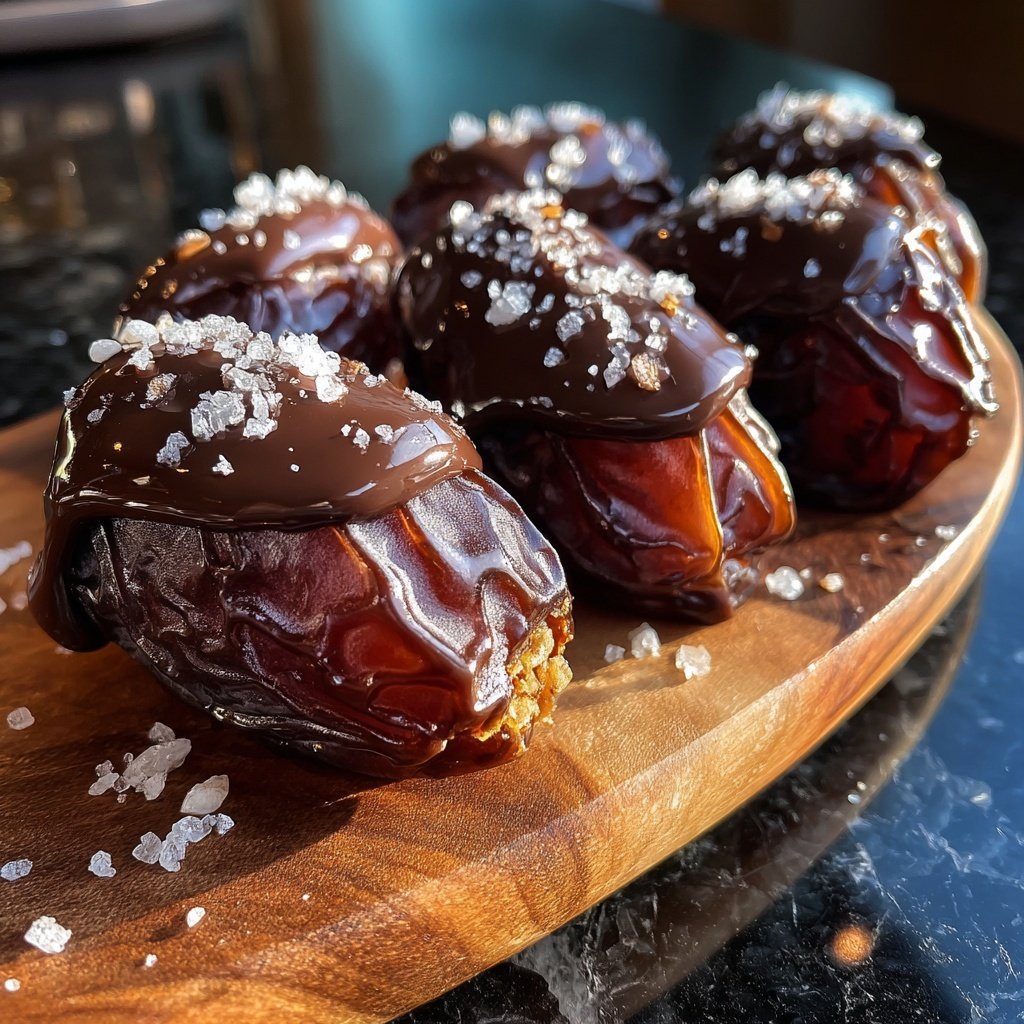 Valentines Snacks Chocolate Stuffed Dates