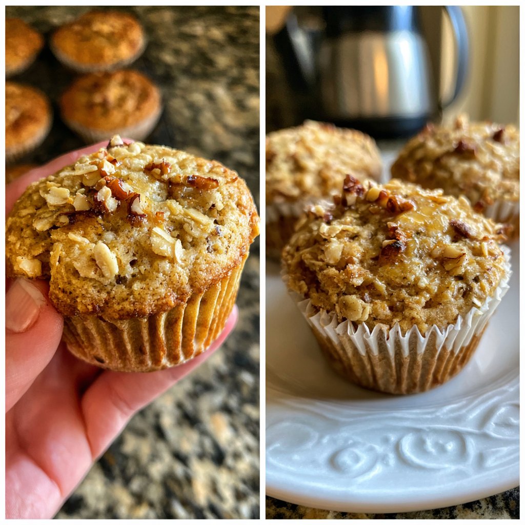 Healthy Oatmeal Muffins With Honey
