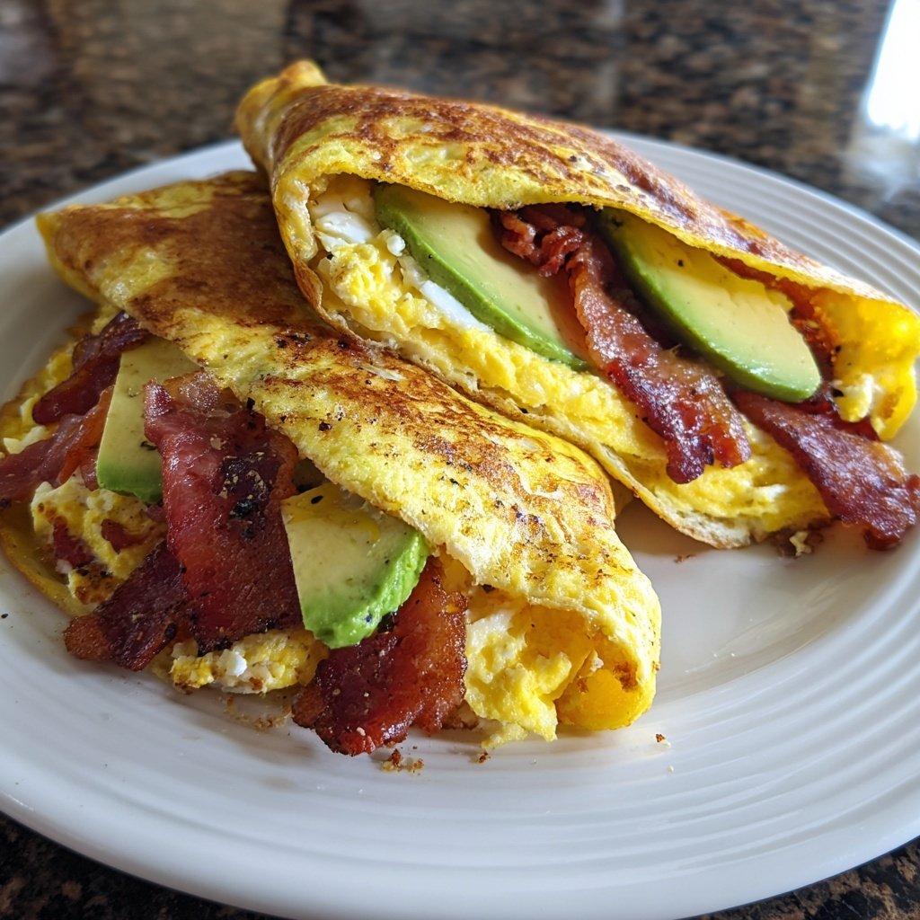 Keto Breakfast Egg Wraps
