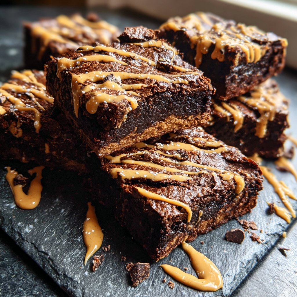 Cottage Cheese Brownies with Cashew Butter