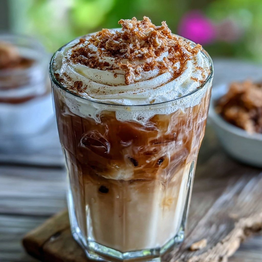 Low Calorie Iced Vanilla Coffee Drink