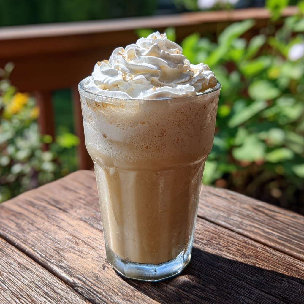 Vanilla Cream Coffee Frappé