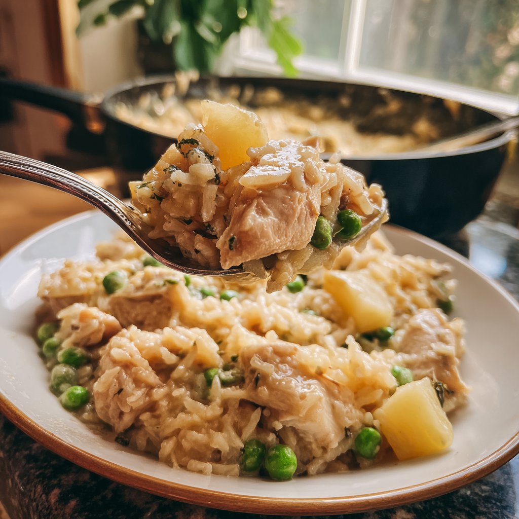 Creamy One Pot Pineapple Chicken And Rice