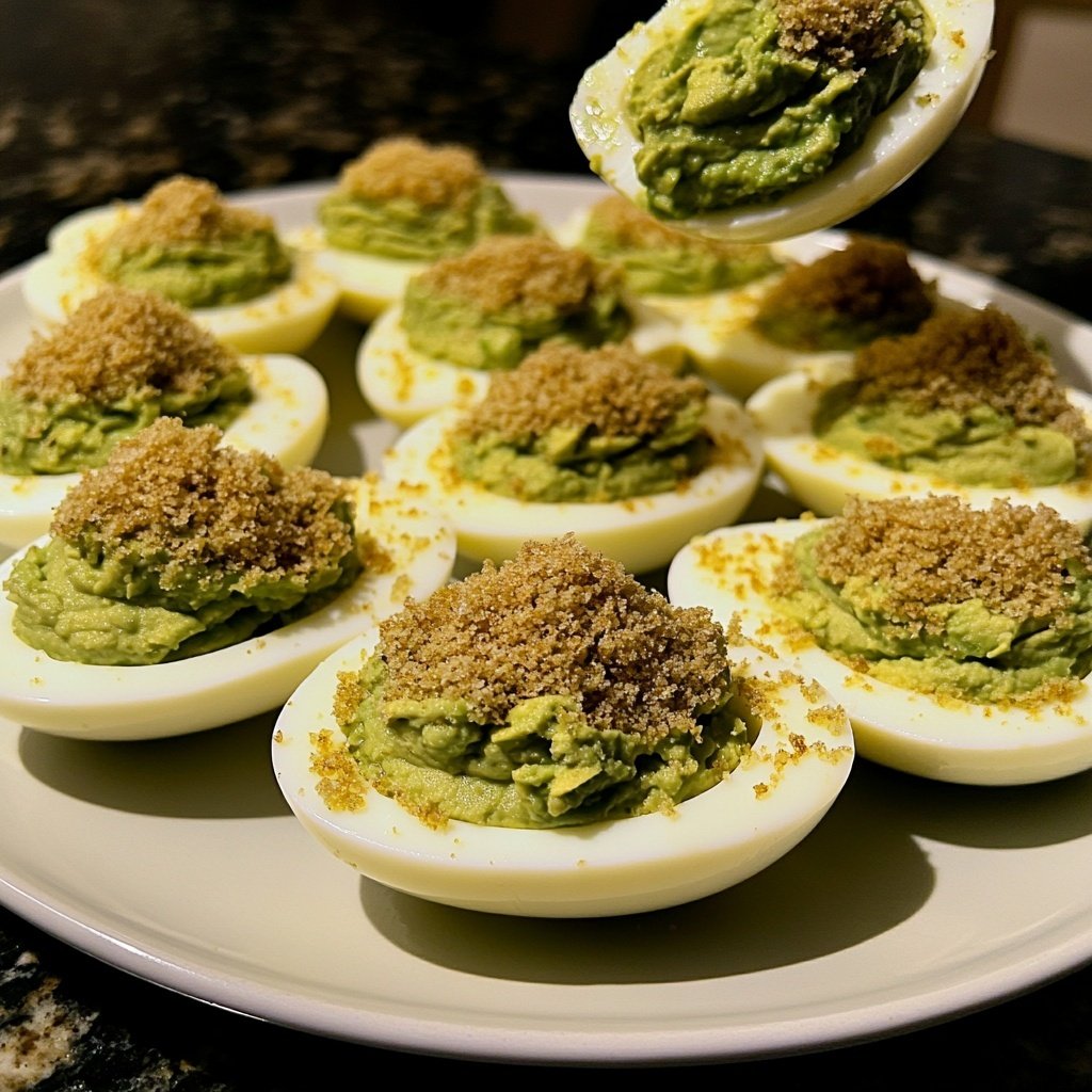 Avocado Deviled Eggs