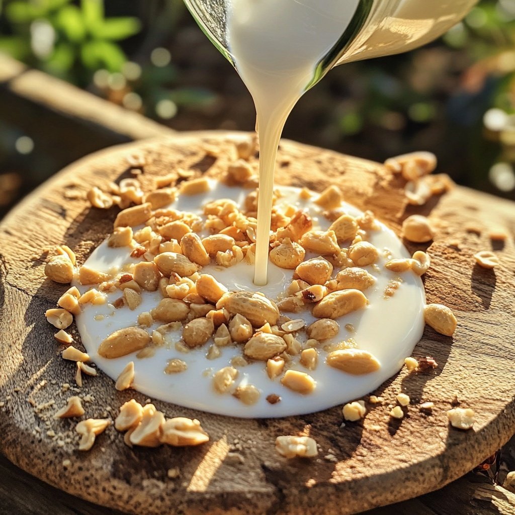Milk with Peanuts